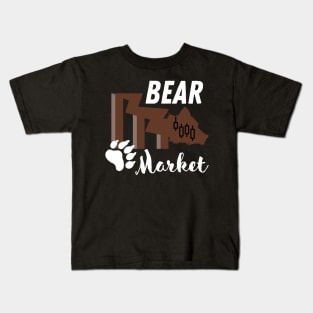 Bear Market Cryptocurrency Kids T-Shirt